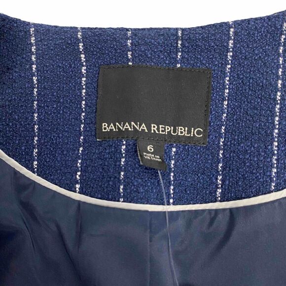 Banana Republic Boucle Textured Open Front Jacket size 6  NEW - Picture 5 of 11